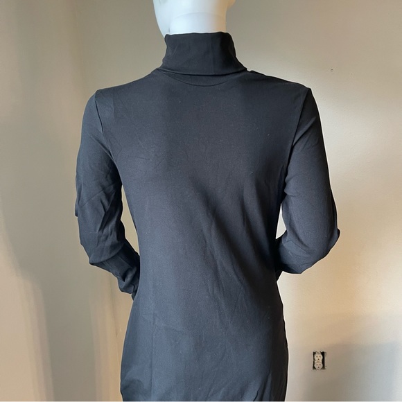 SHEIN BASICS Black Cotton High Neck Solid Bodycon Dress
Size XL for size 12-14 - Picture 9 of 14